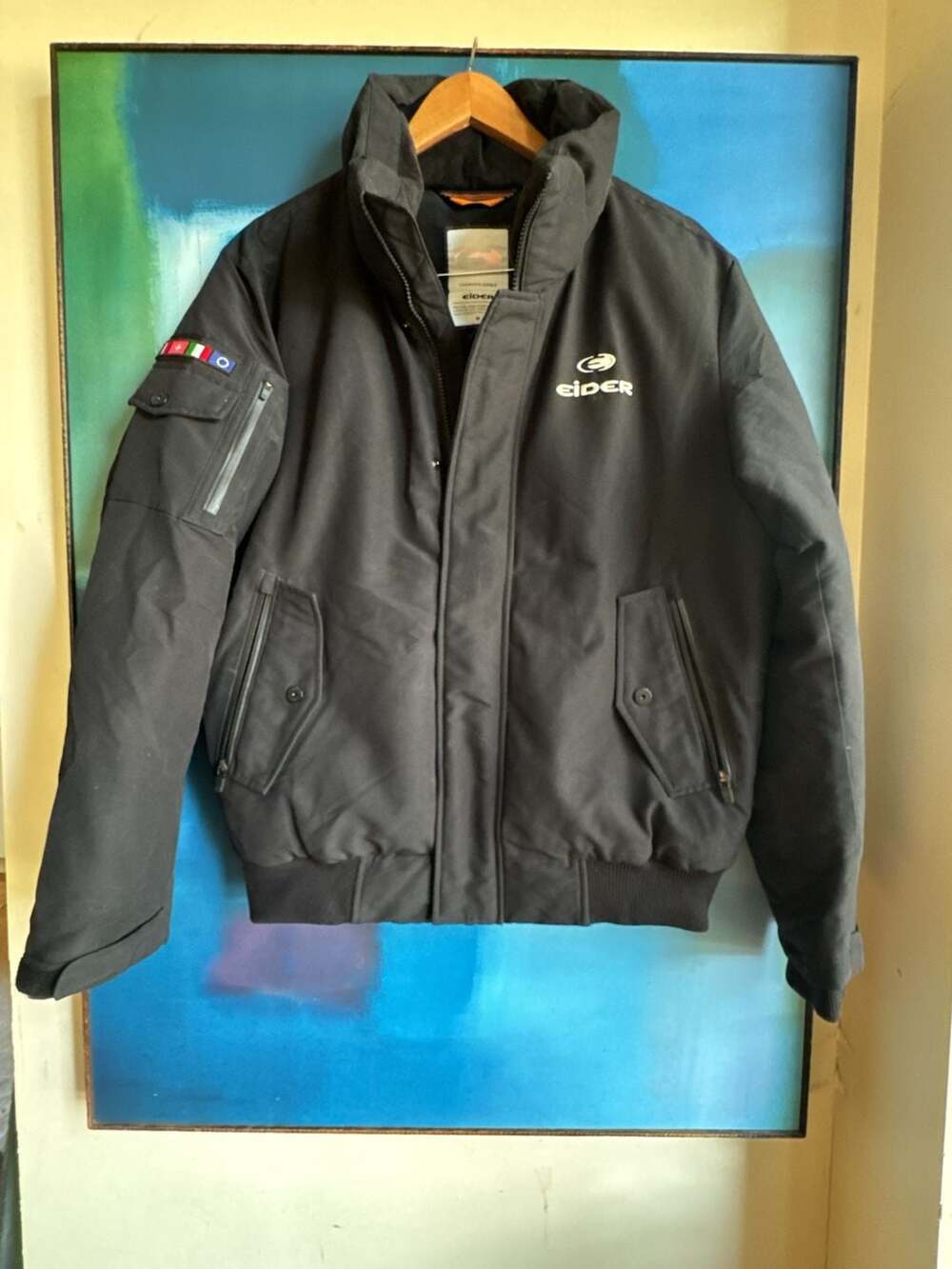 Eider Chamonix Esprit Black Padded Winter Jacket Coat Size M